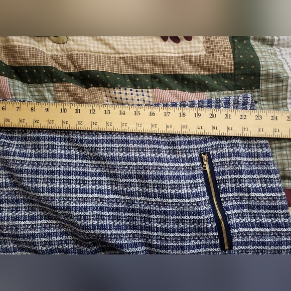 Ann Taylor LOFT Tweed Skirt Front Pockets Plus Size 22 - Picture 7 of 8